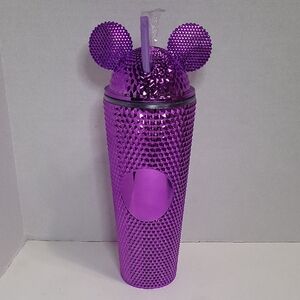 Purple Mickey Mouse Party Tumbler
